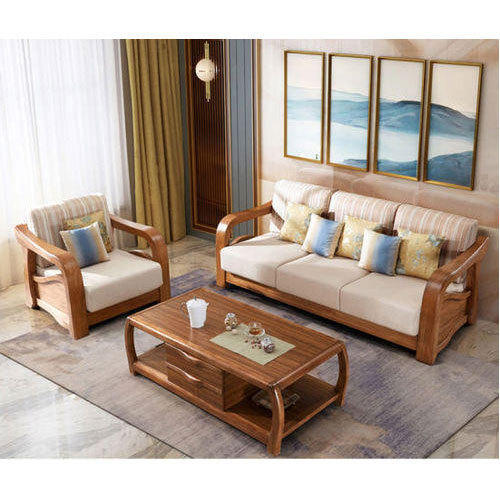 Modern wooden sofa set